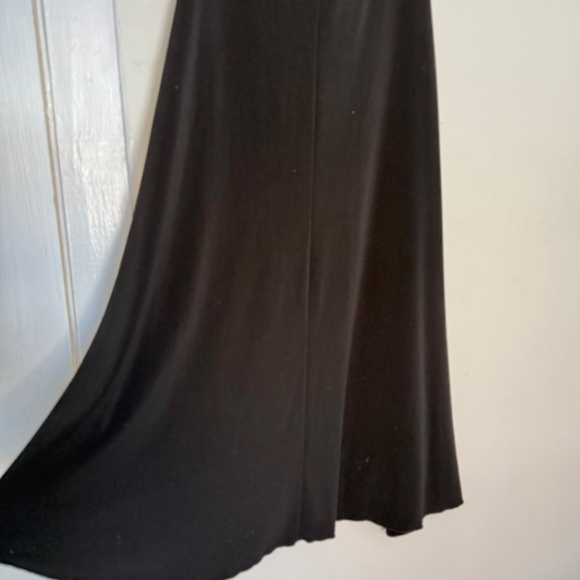 VINTAGE y2k halter asymmetrical cowlneck flowy dress - Picture 8 of 9